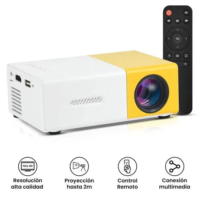 Mini Proyector LED Portatil - [PROMOCIÓN DISPONIBLE SOLO HOY]