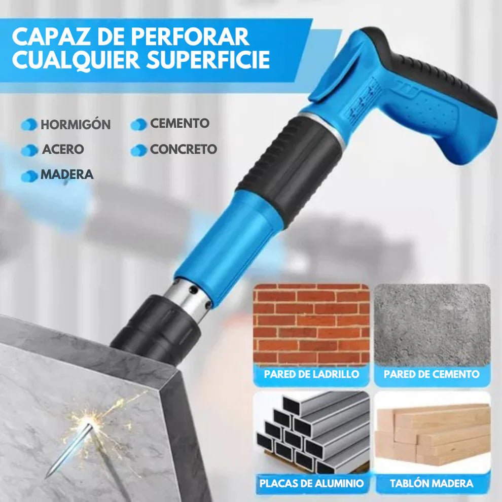 ClavoForce – Pistola de Clavos + 100 Unidades Incluidas - [PROMOCIÓN DISPONIBLE SOLO HOY]
