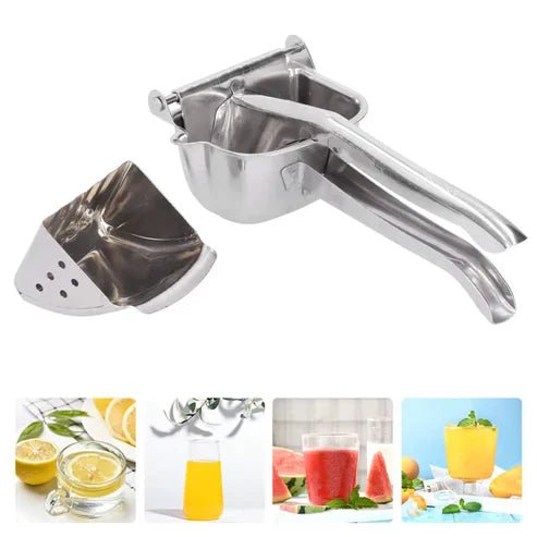 JuiceMaster – Exprimidor Metálico para Jugo de Fruta Fresca