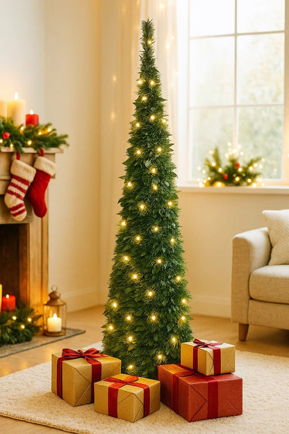NavidEasy – Árbol de Navidad Plegable - PLEGABLE DE 150cm