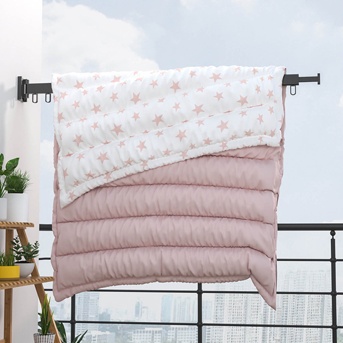 TendeOn Tendedero de Ropa Plegable 360° - [PROMOCIÓN DISPONIBLE SOLO HOY]