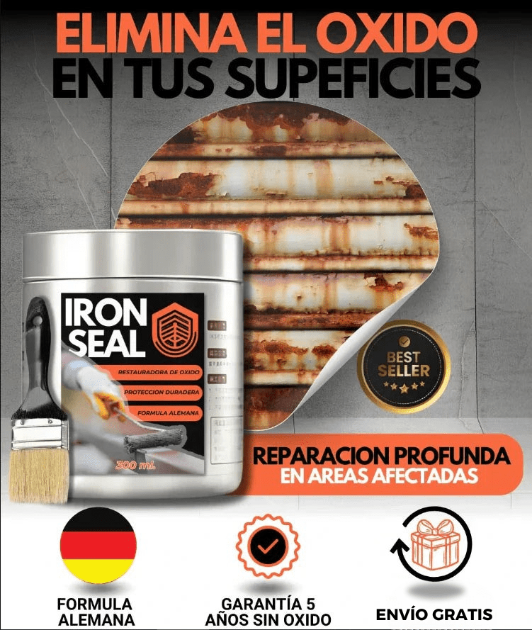 IRON SEAL Sellado Rápido y Duradero para Cualquier Superficie - [PROMOCIÓN DISPONIBLE SOLO HOY]