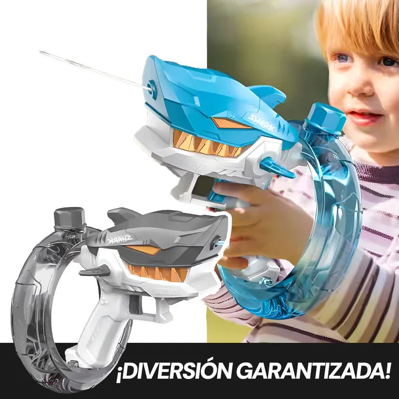 SharkBlaster Pistola de Agua Shark Automática | Diversión garantizada para todos -  [PROMOCIÓN DISPONIBLE SOLO HOY]