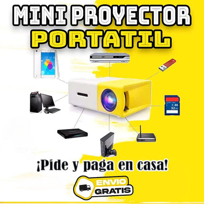 Mini Proyector LED Portatil - [PROMOCIÓN DISPONIBLE SOLO HOY]